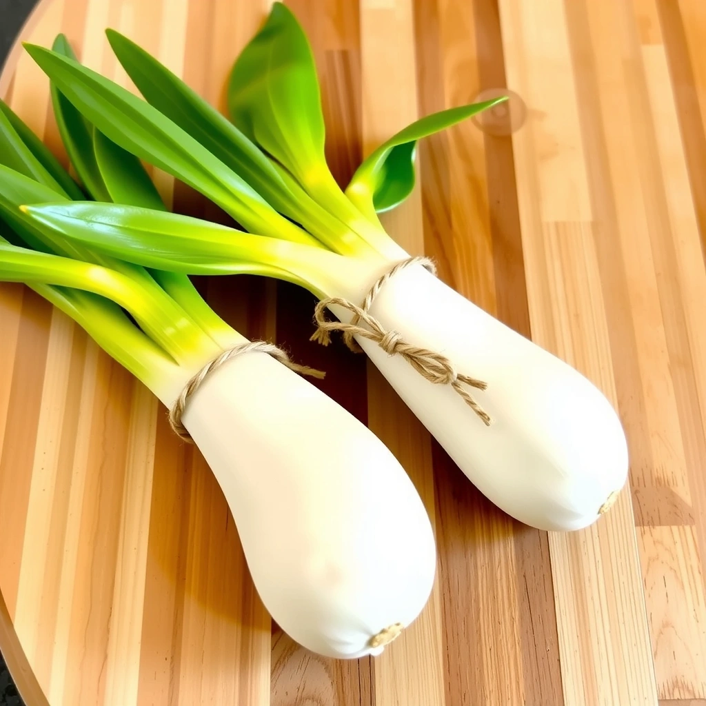 Fresh lemongrass stalks with citrusy aromatic properties