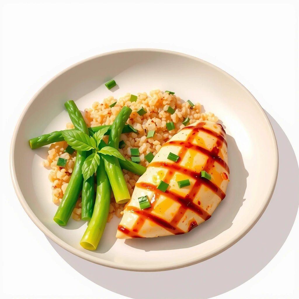 Quick PCOS-friendly dinner with lean protein and vegetables